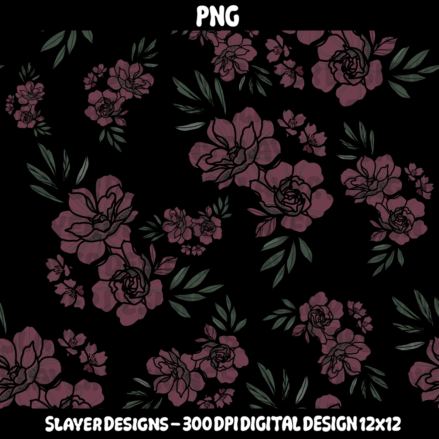 SLAYER-2024 Dark Florals - MAIN