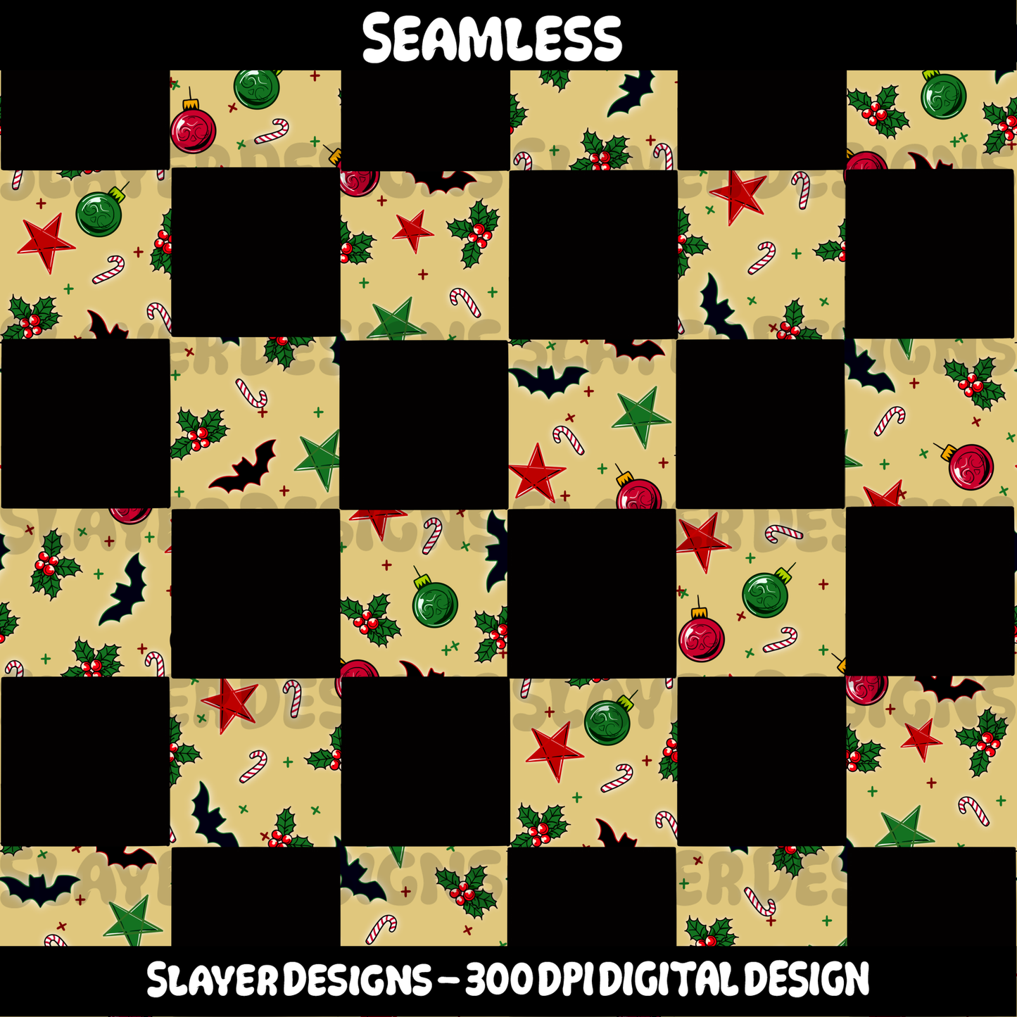 SLAYER-2024 Dark Christmas - Checkers Coordinates