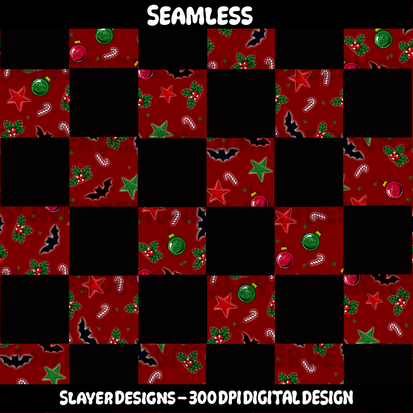 SLAYER-2024 Dark Christmas - Checkers Coordinates