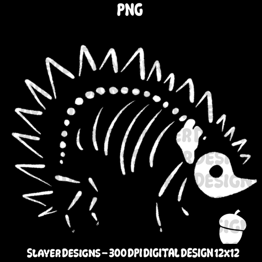 SLAYER-2024 - Hedgehog Skeleton  - PNG