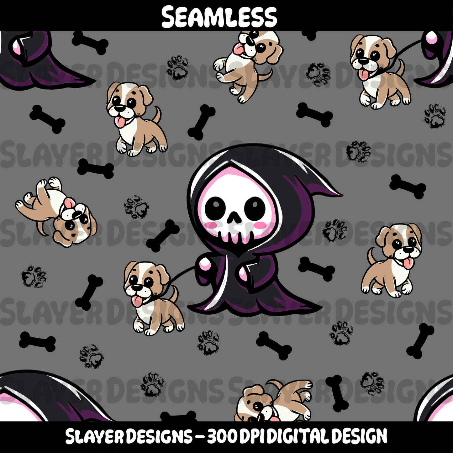SLAYER-2024 Dog walking Grimm Reaper - MAIN