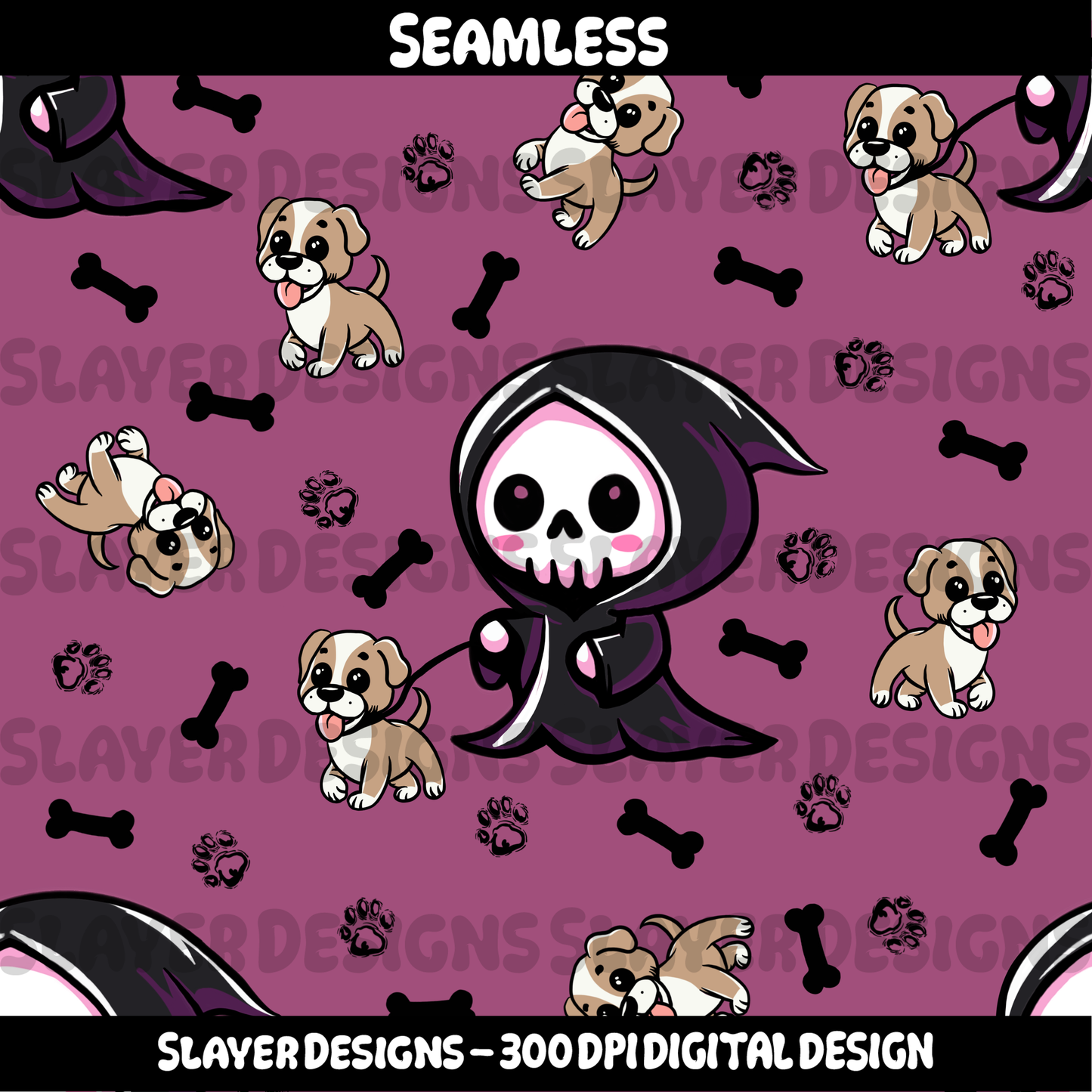 SLAYER-2024 Dog walking Grimm Reaper - MAIN