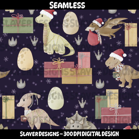 SLAYER-2023 Christmas Dinosaurs