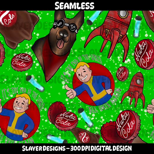 SLAYER-2024 Neon Green End of the world game