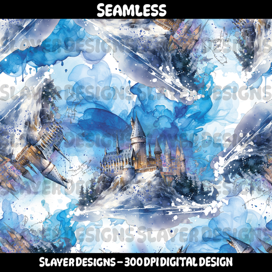 SLAYER-2024 Blue Watercolour Wizard