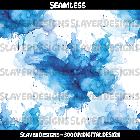 SLAYER-2024 Blue Watercolour Wizard Coordinate