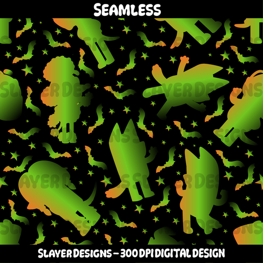 SLAYER-2024 Halloween Heeler Ombre - MAIN