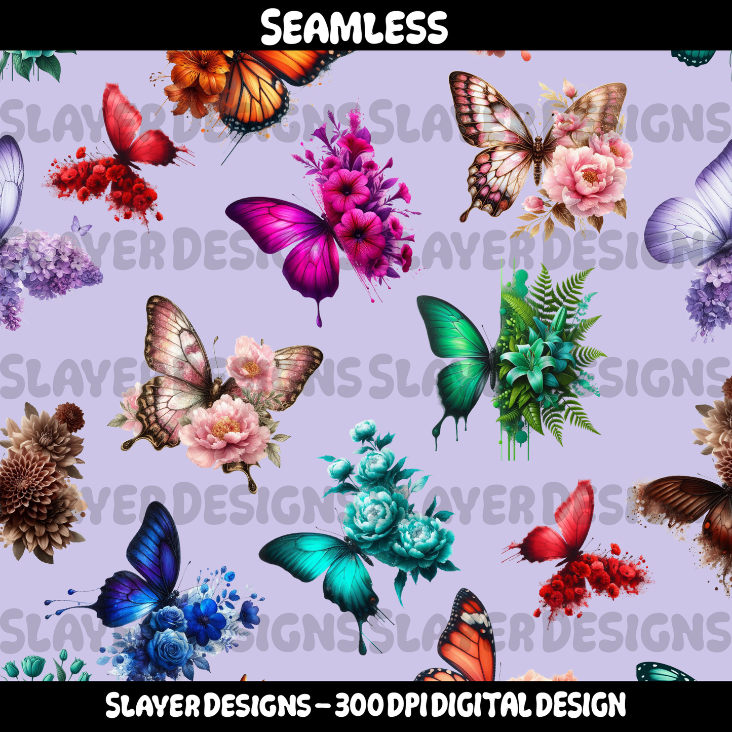 SLAYER-2024 Butterfly Florals C