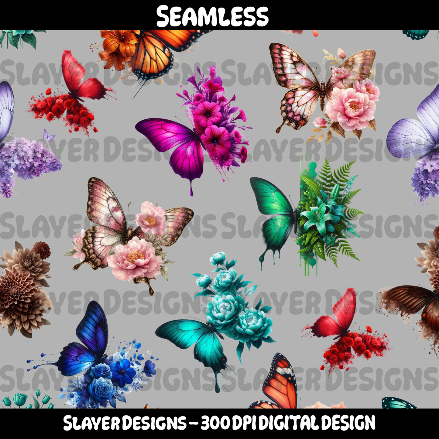 SLAYER-2024 Butterfly Florals D
