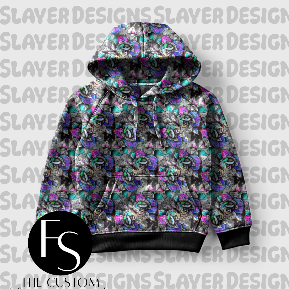 Stained Florals - Bamboo Adult Hoodies + Jogger Sets - PREORDER (ARRIVING END OF MAY / EARLY JUNE)