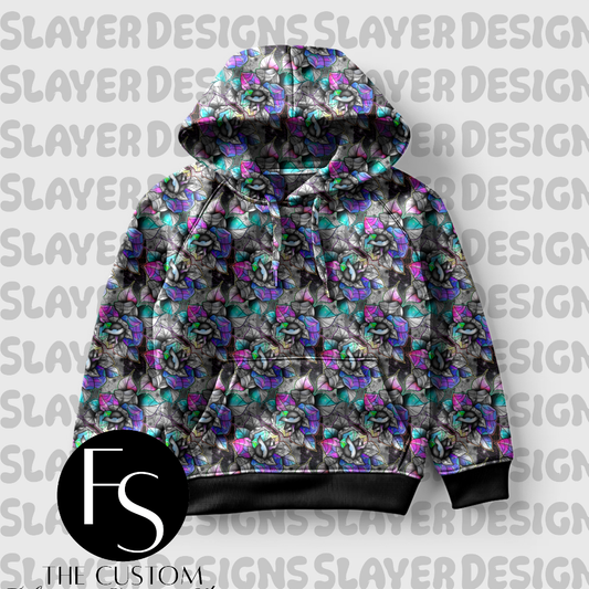 Stained Florals - Bamboo Adult Hoodies + Jogger Sets - PREORDER (ARRIVING END OF MAY / EARLY JUNE)