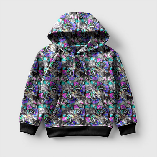 Stained Floral - Bamboo Adult Hoodies - PREORDER (ARRIVING END OF MAY / EARLY JUNE)