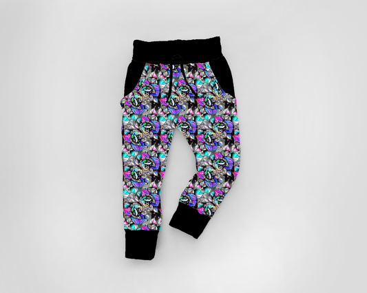 Stained Florals - Bamboo Adult Joggers - PREORDER (ARRIVING END OF MAY / EARLY JUNE)